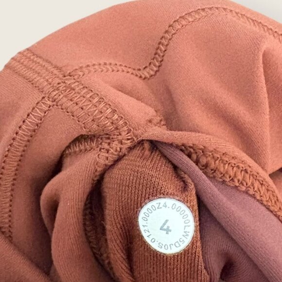 Lululemon Wunder Train HR Tight 4 Dark Terracotta 28" EUC Everlux - Picture 4 of 6
